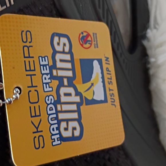 New Skechers Womens Uno Wedge - Kickin' Knit Hands Free Slip-ins Sneakers Black - Picture 9 of 16